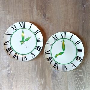 Vintage Time to Dine  Plates Taste Setter Sigma Villa Vanilla Palm